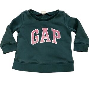 Baby Gap 6-12 m Pullover Sweater Baby Girl Green Sweatshirt Clothing 4/$20 🛑